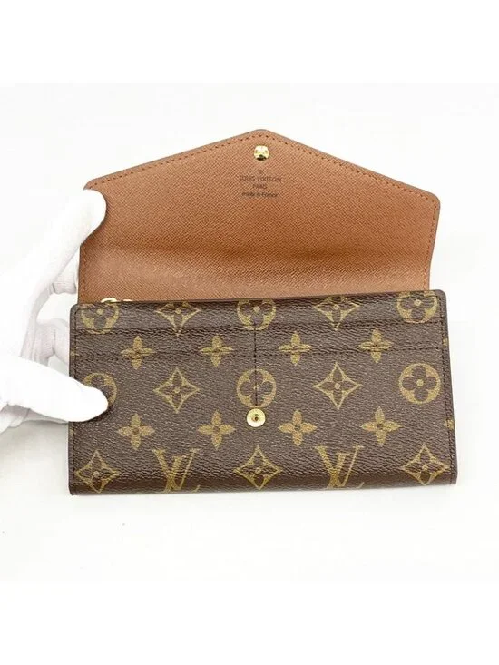 Louis Vuitton Wallet Monogram Portefeuille Sarah Brown - Picture 3 of 7